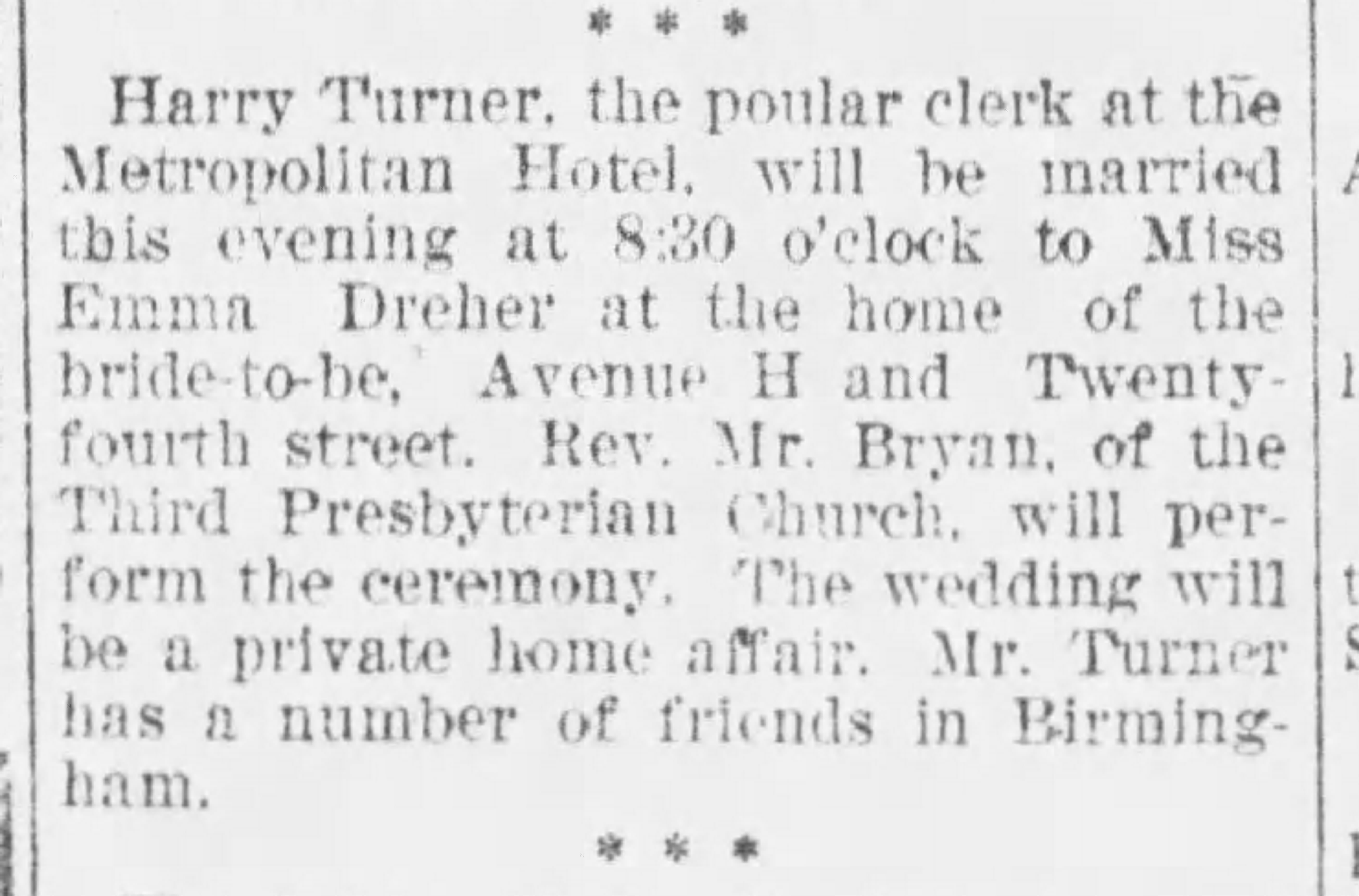 Emma Dreher-Harry Turner